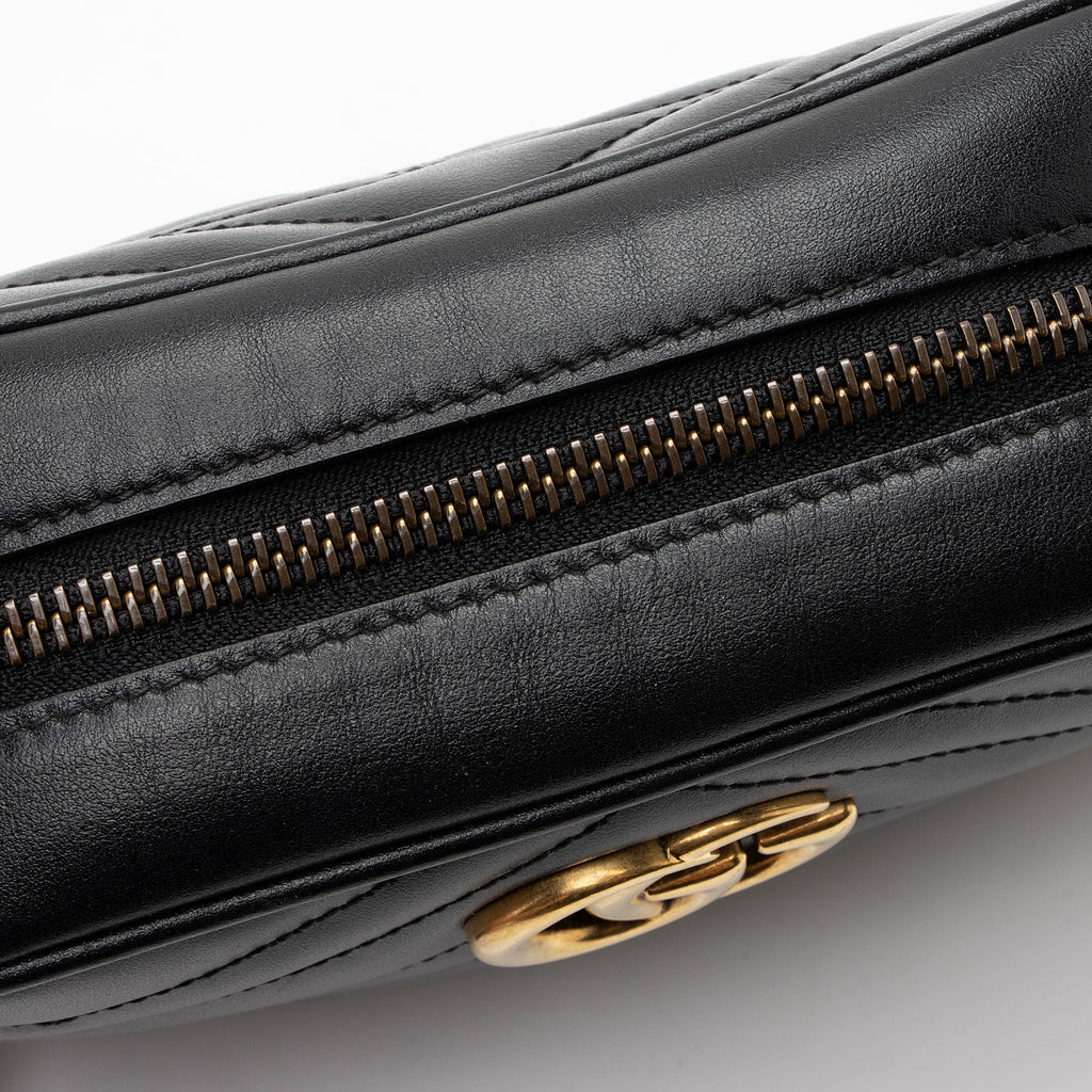 Gucci Matelasse Leather GG Marmont Mini Camera Bag