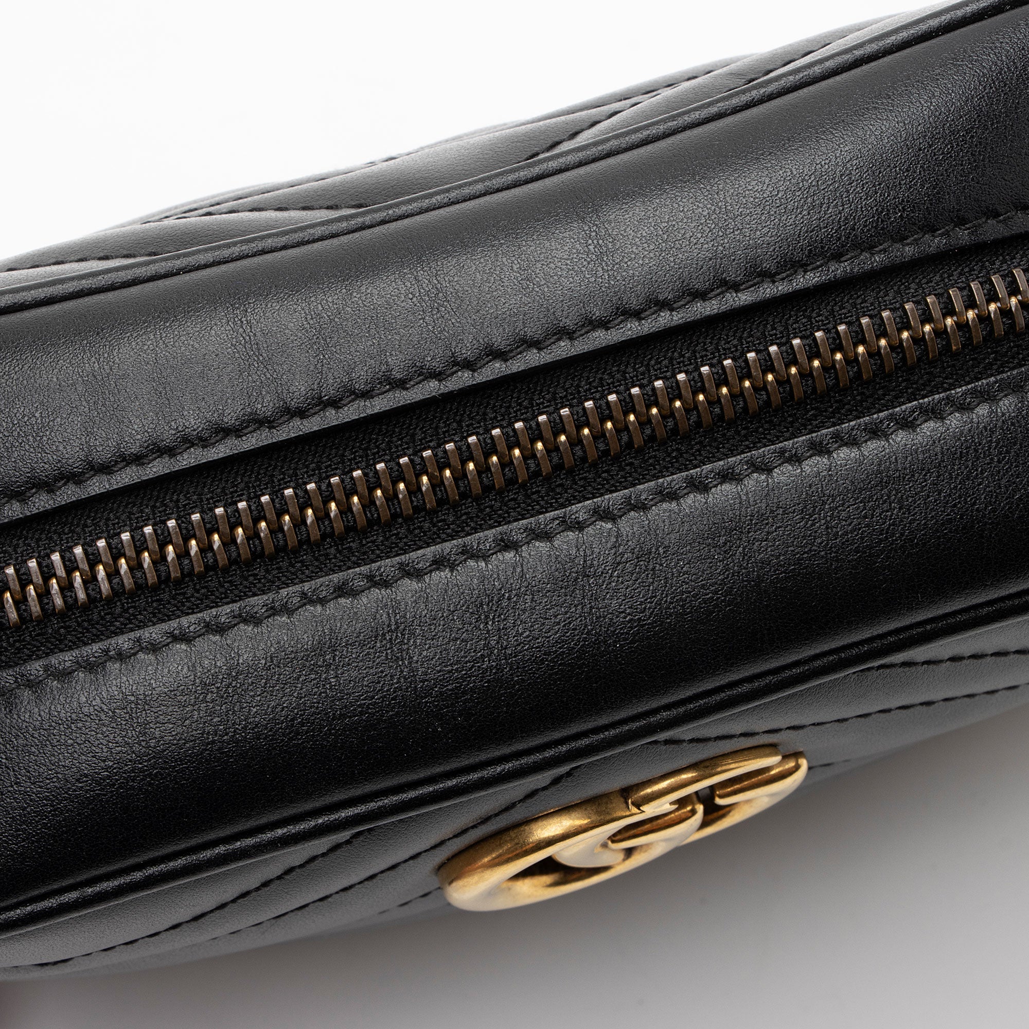 Gucci Matelasse Leather GG Marmont Mini Camera Bag