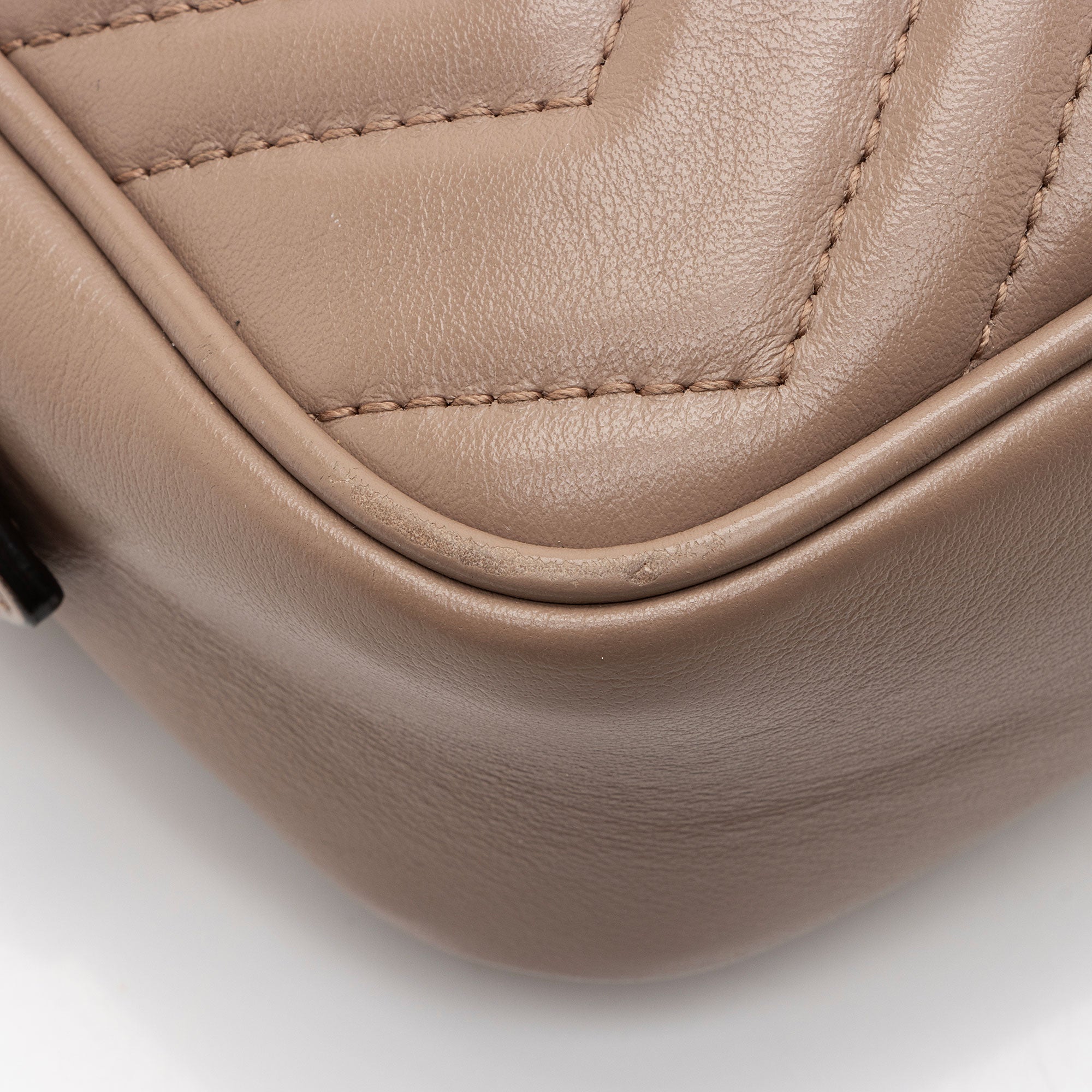 Gucci Matelasse Leather GG Marmont Mini Camera Bag