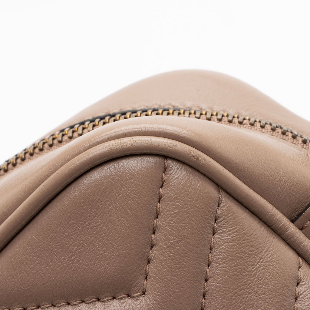 Gucci Matelasse Leather GG Marmont Mini Camera Bag