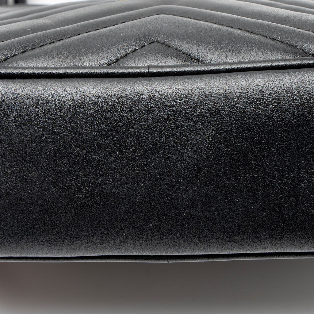 Gucci Matelasse Leather GG Marmont Mini Camera Bag
