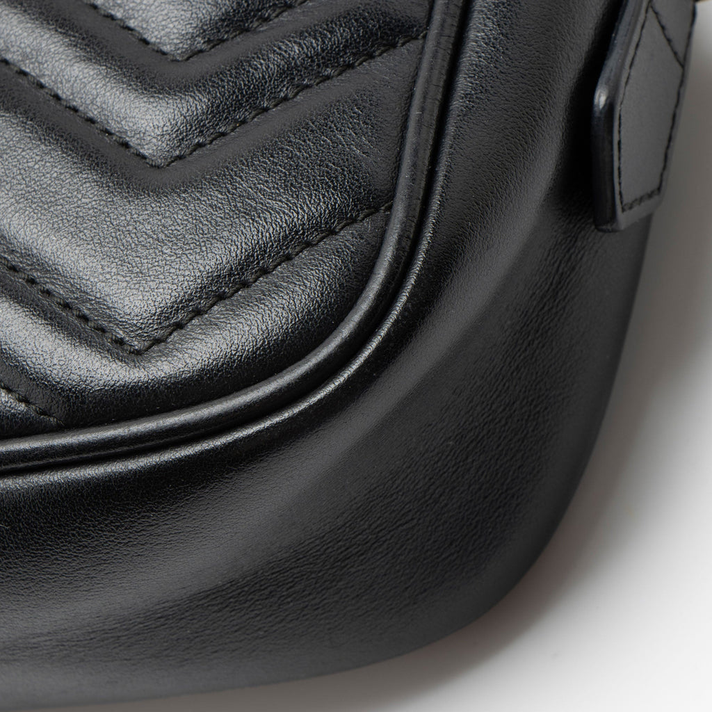 Gucci Matelasse Leather GG Marmont Mini Camera Bag