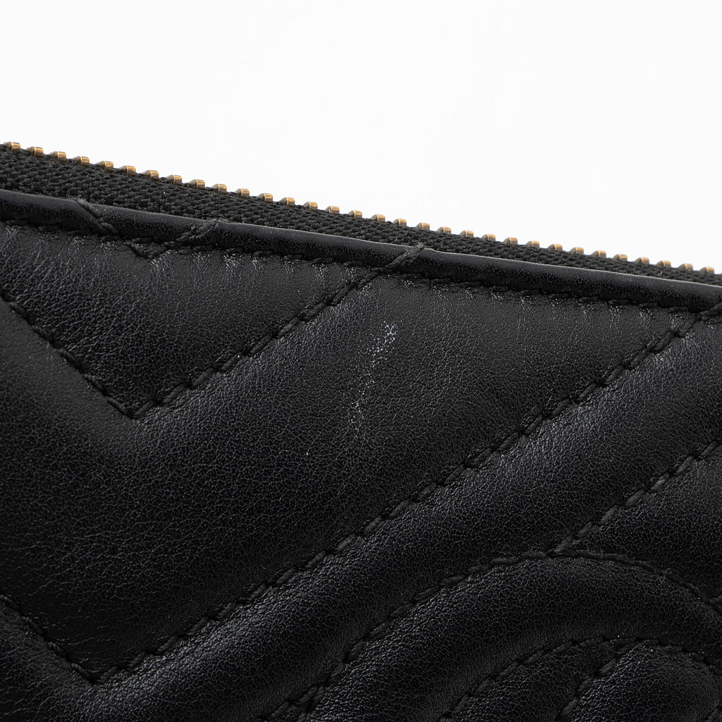 Gucci Matelasse Leather GG Marmont Mini Chain Bag