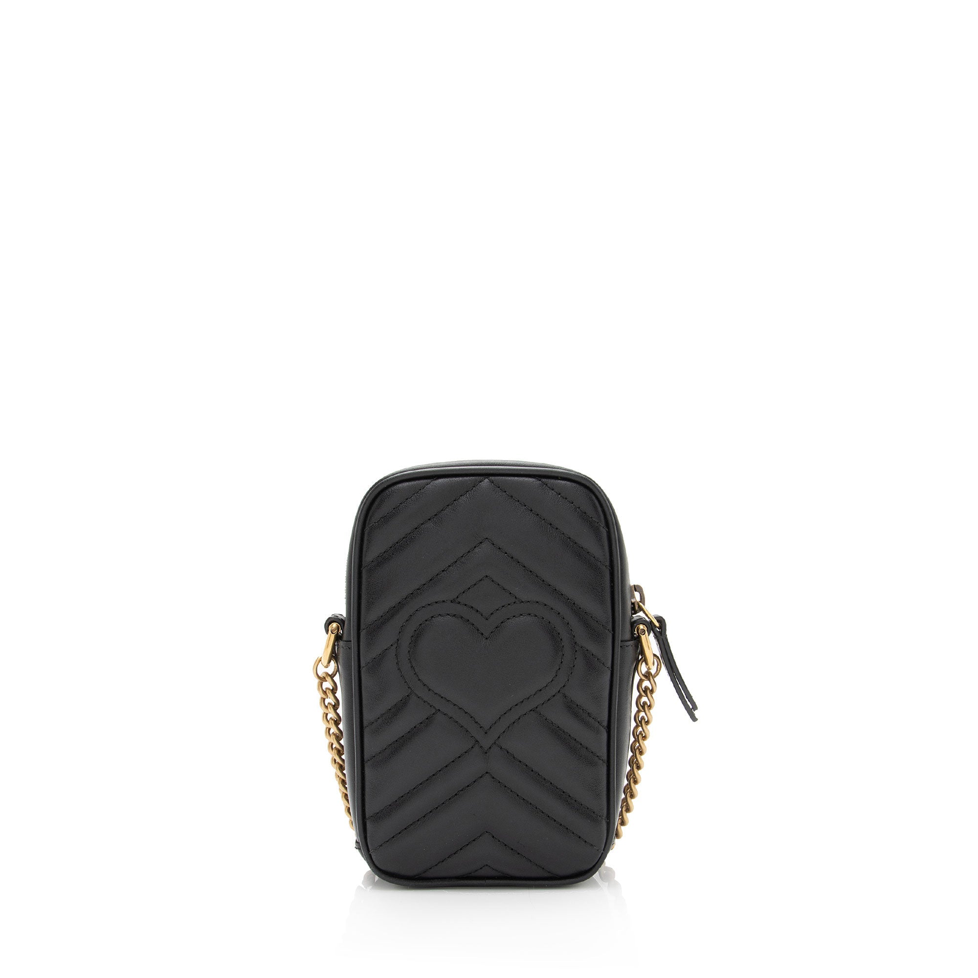 Gucci Matelasse Leather GG Marmont Mini Crossbody Bag (SHF-37j21T)
