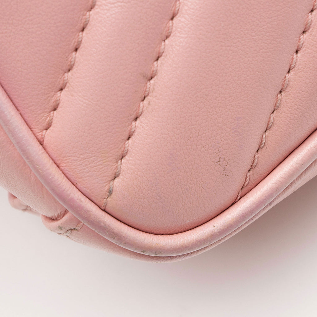 Gucci Matelasse Leather GG Marmont Mini Crossbody