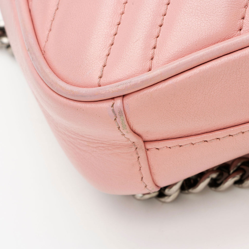 Gucci Matelasse Leather GG Marmont Mini Crossbody