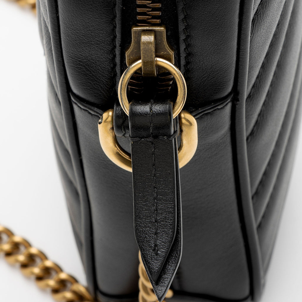 Gucci Matelasse Leather GG Marmont Mini Crossbody