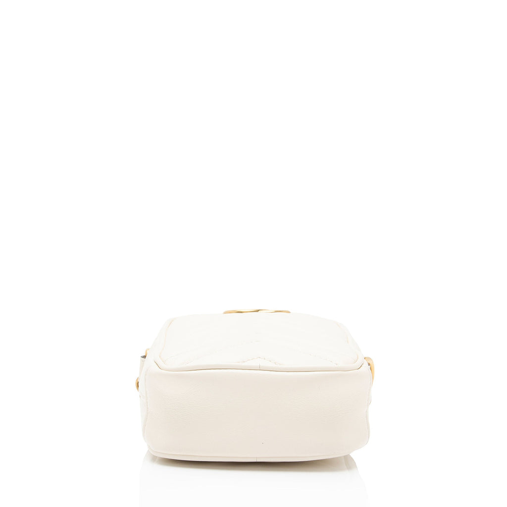Gucci Matelasse Leather GG Marmont Mini Crossbody