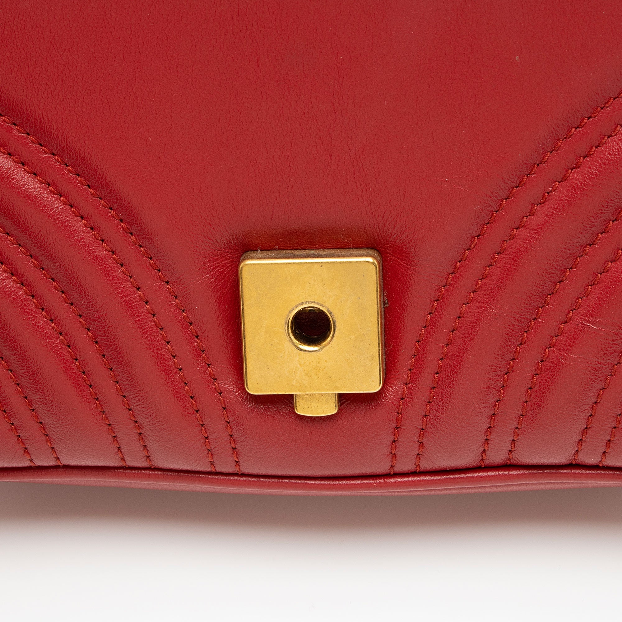 Gucci Matelasse Leather GG Marmont Mini Flap Bag
