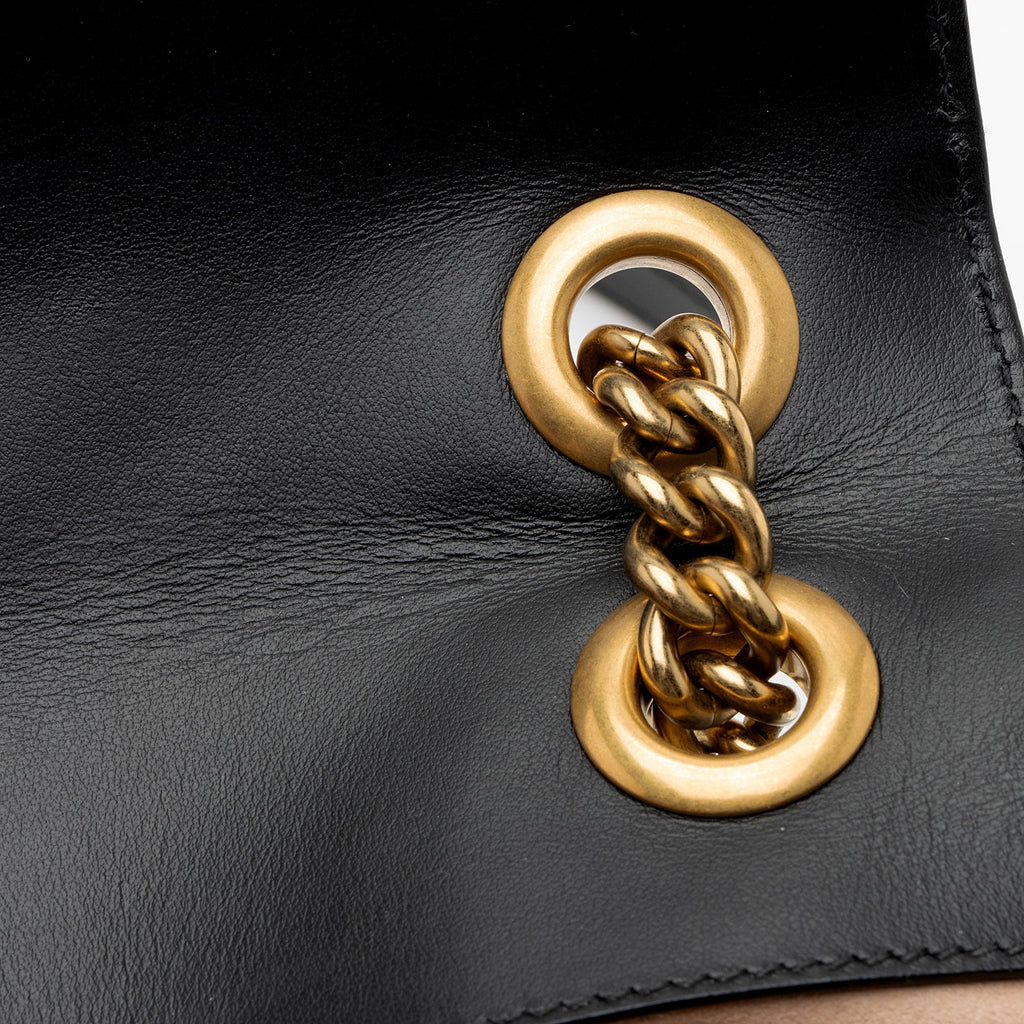 Gucci Matelasse Leather GG Marmont Small Flap Bag