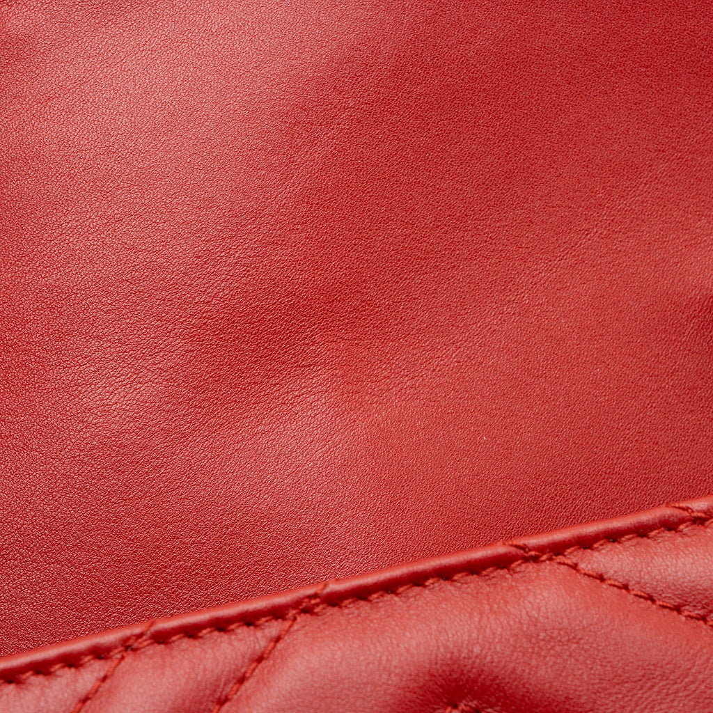 Gucci Matelasse Leather GG Marmont Mini Flap Bag