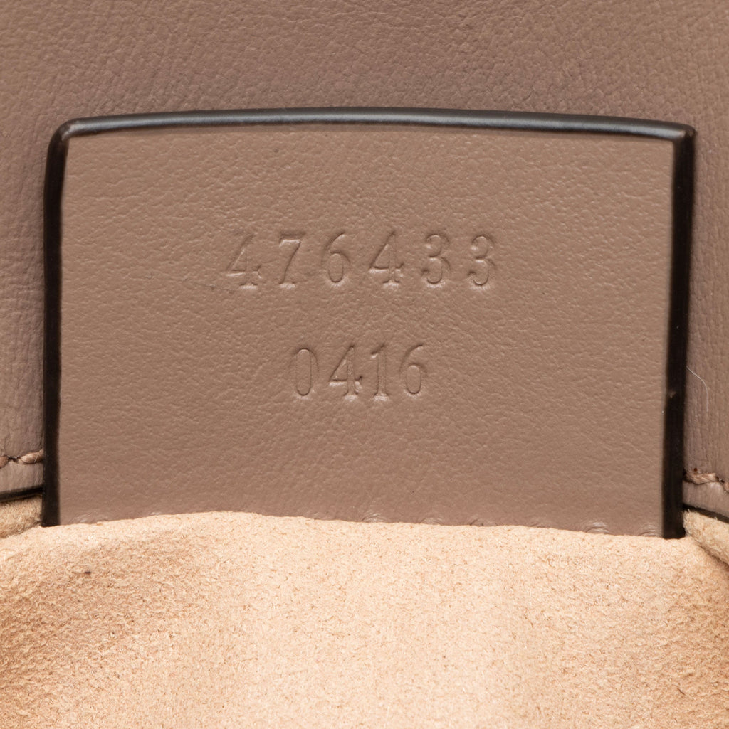 Gucci Matelasse Leather GG Marmont Mini Flap Bag
