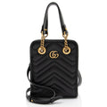 Gucci Matelasse Leather GG Marmont Mini Tote