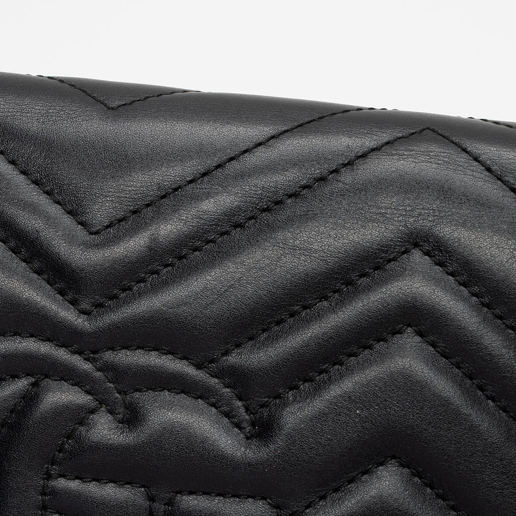 Gucci Matelasse Leather GG Marmont Mini Wallet on Chain Bag (SHF-0WR0OD)