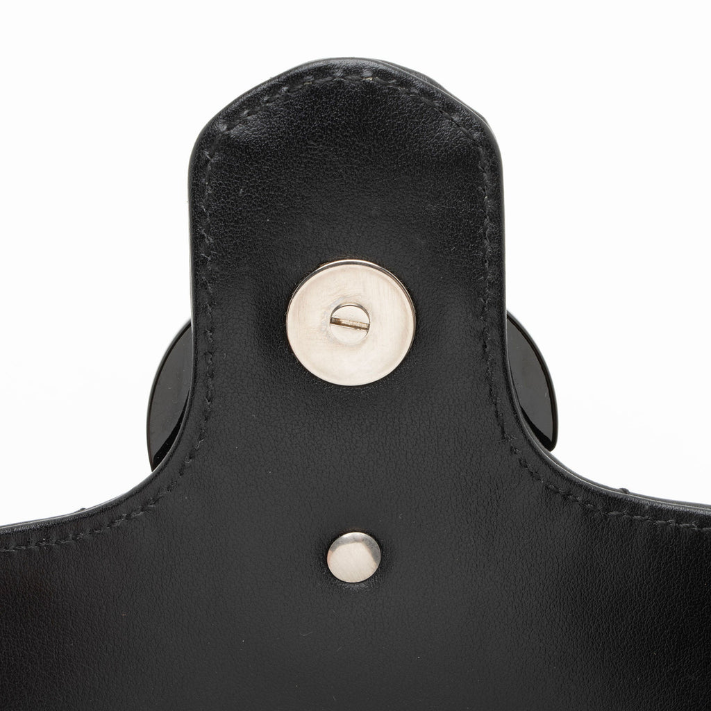Gucci Matelasse Leather GG Marmont Monochrome Small Flap Bag