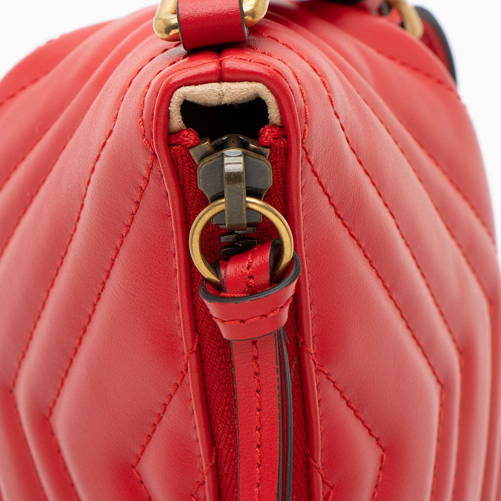 Gucci Matelasse Leather GG Marmont Sling Shoulder Bag