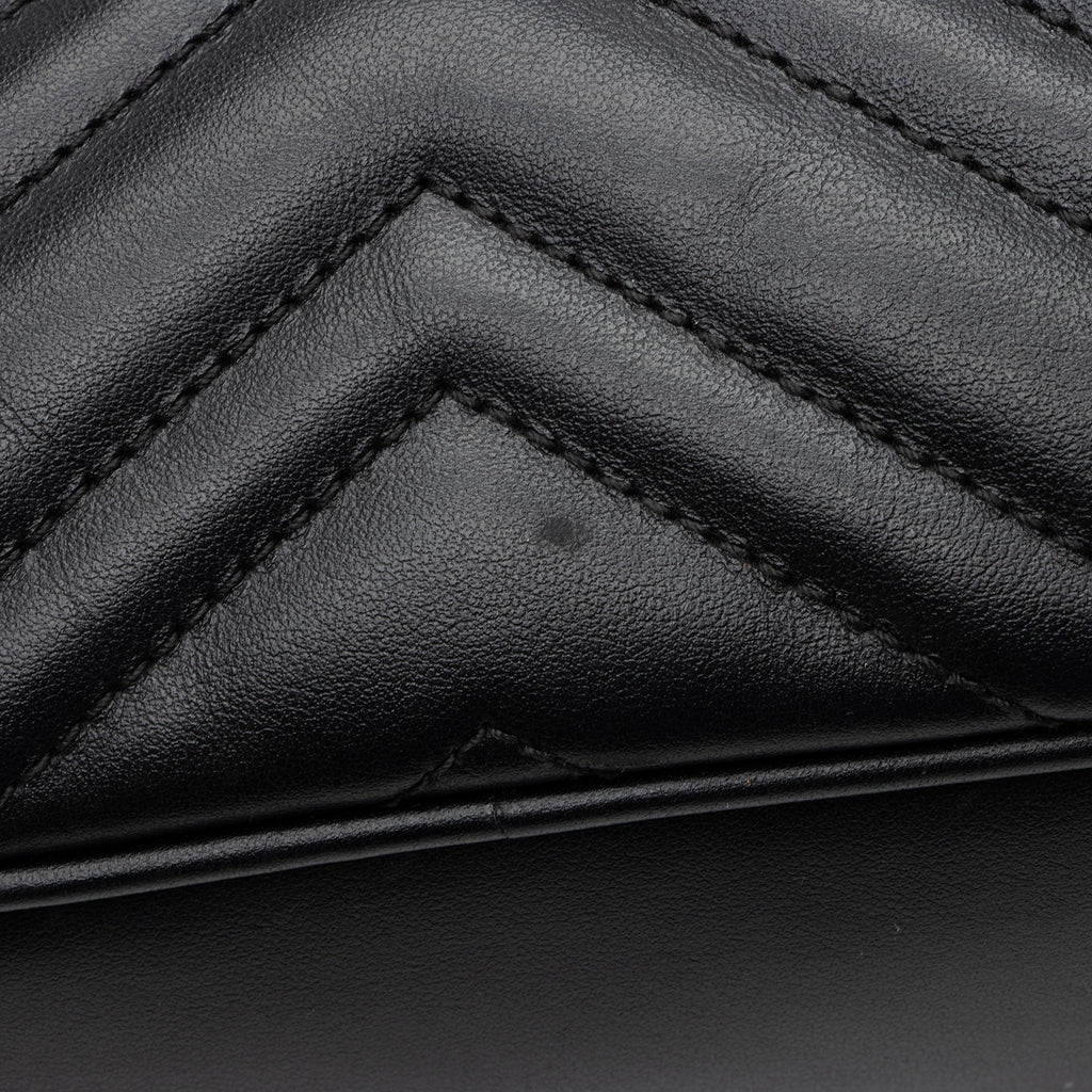 Gucci Matelasse Leather Monochrome GG Marmont Small Camera Bag