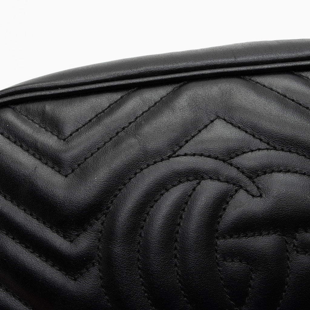 Gucci Matelasse Leather GG Marmont Small Camera Bag