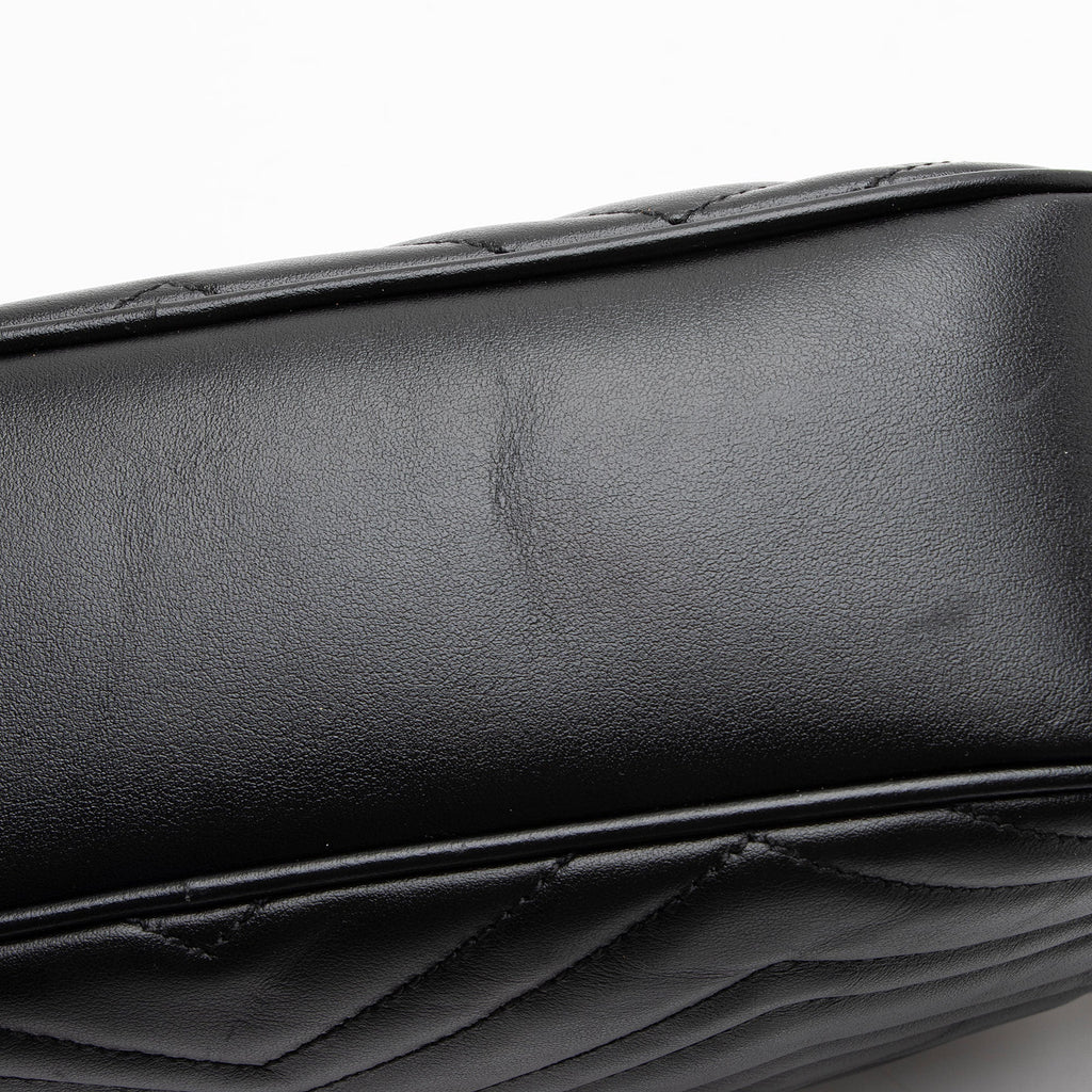 Gucci Matelasse Leather GG Marmont Small Camera Bag
