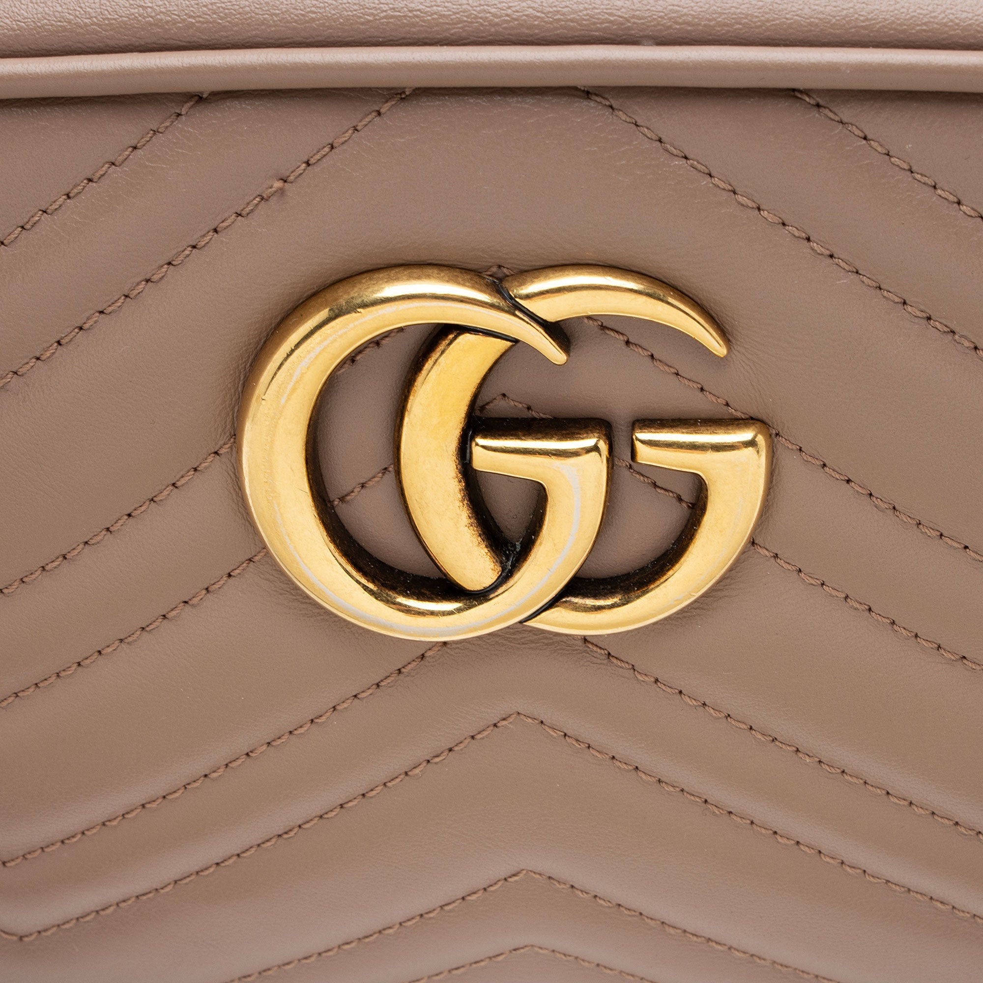 Gucci Matelasse Leather GG Marmont Small Camera Bag