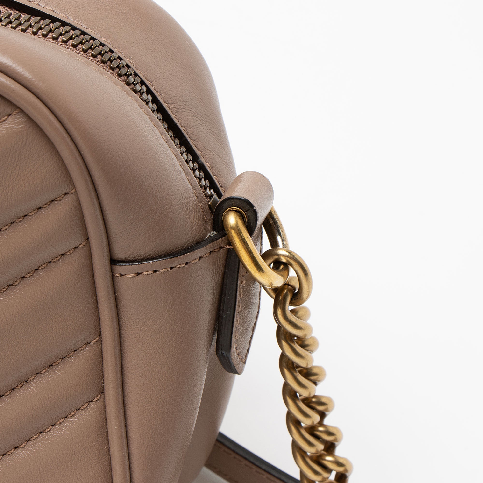 Gucci Matelasse Leather GG Marmont Small Camera Bag
