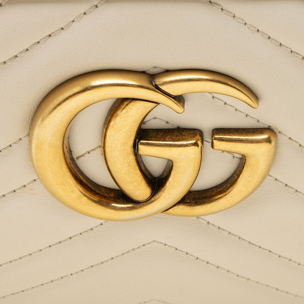 Gucci Matelasse Leather GG Marmont Small Camera Bag