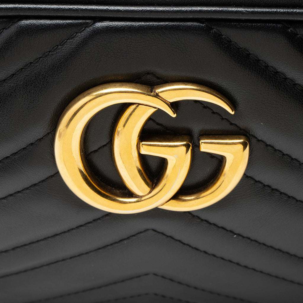 Gucci Matelasse Leather GG Marmont Small Camera Bag