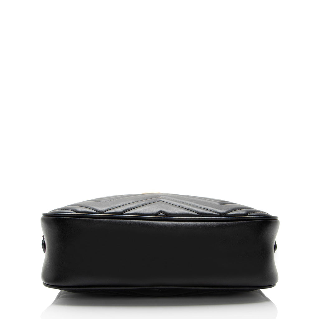 Gucci Matelasse Leather GG Marmont Small Camera Bag