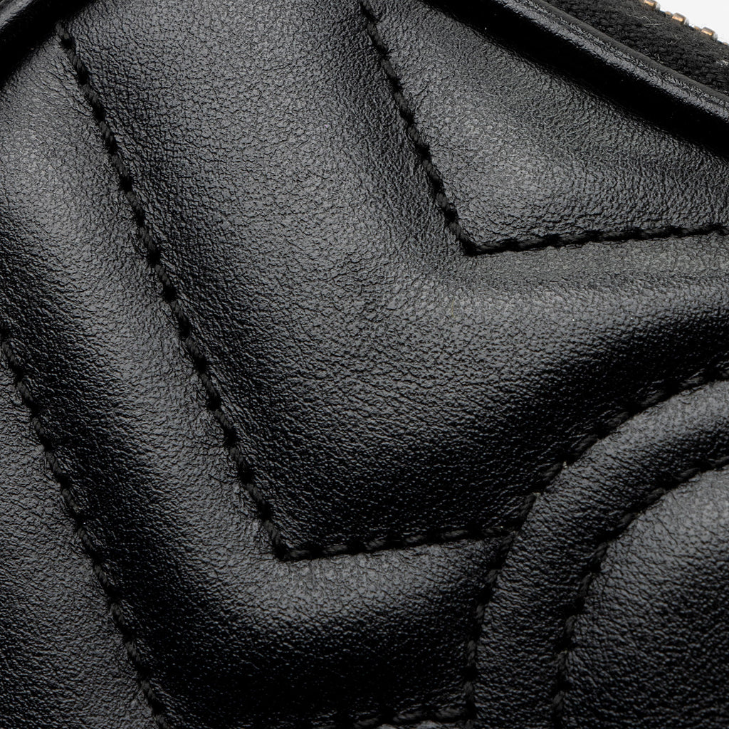 Gucci Matelasse Leather GG Marmont Small Crossbody (SHF-EJfMHM)