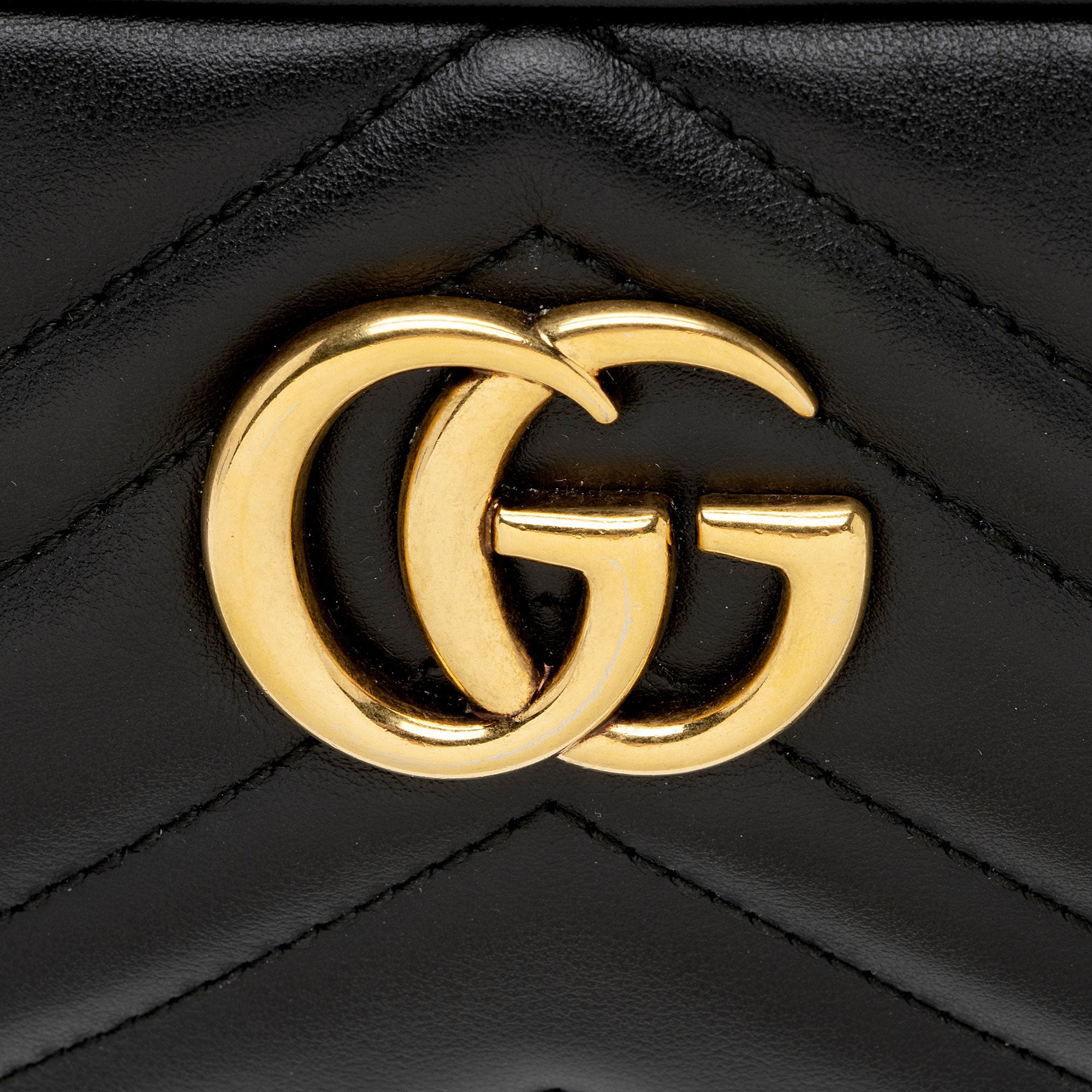 Gucci Matelasse Leather GG Marmont Small Crossbody (SHF-EJfMHM)
