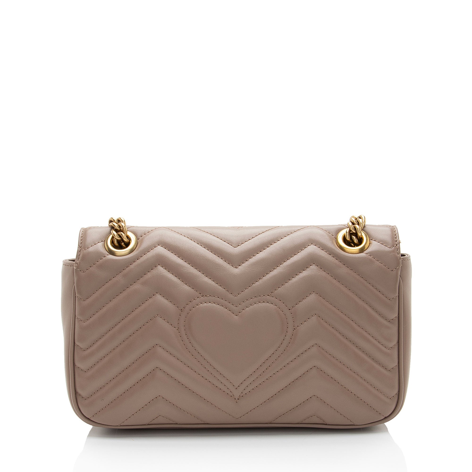 Gucci Matelasse Leather GG Marmont Small Flap Bag