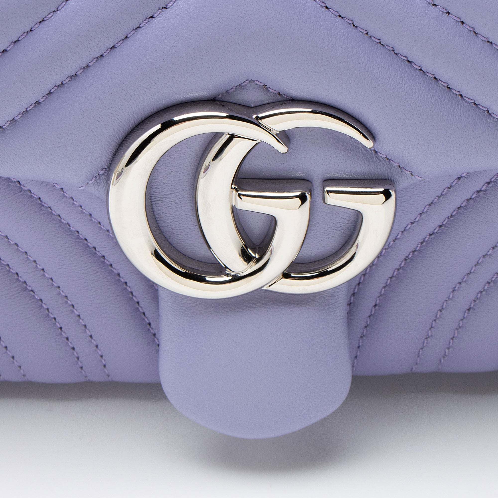 Gucci Matelasse Leather GG Marmont Small Flap Bag
