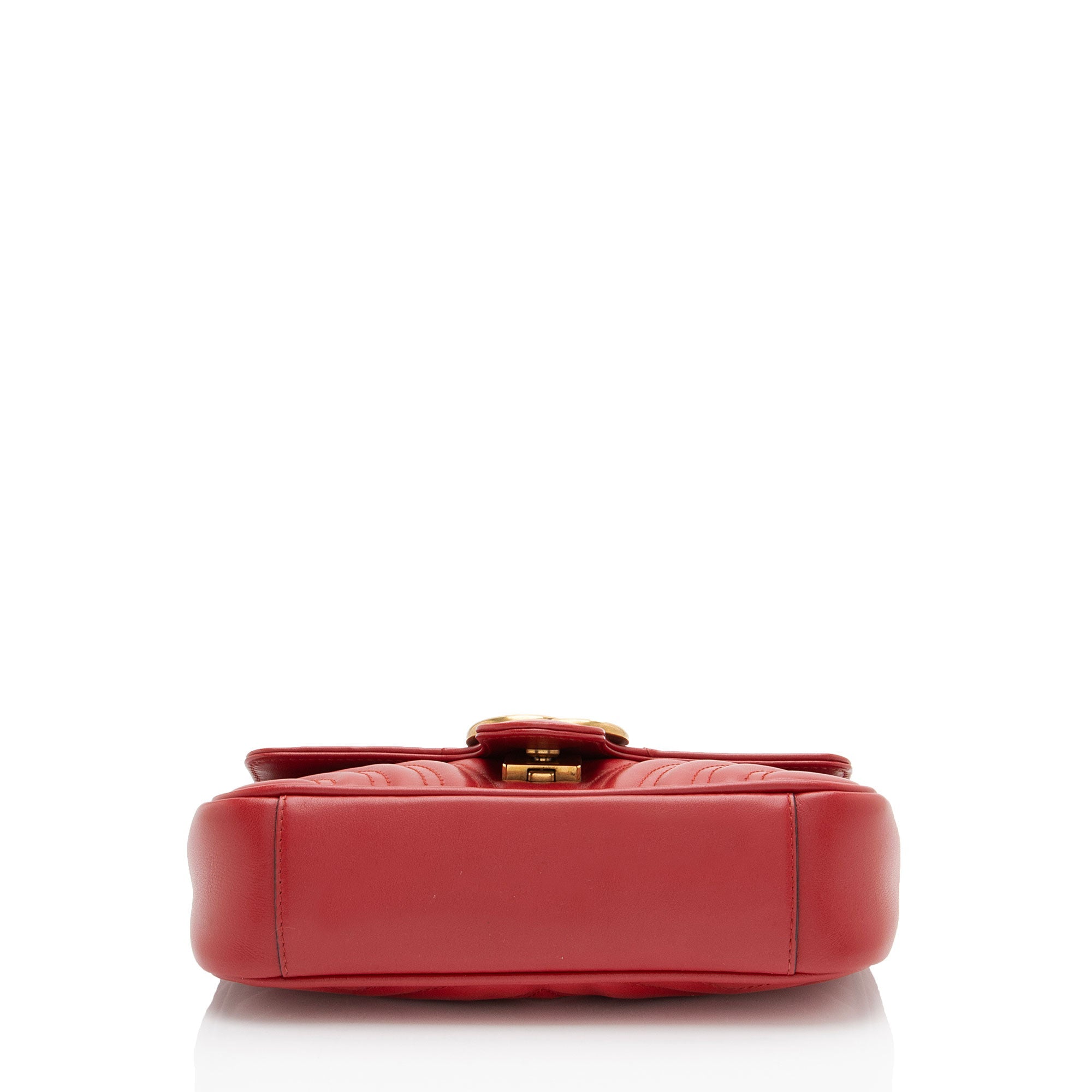 Gucci Matelasse Leather GG Marmont Small Flap Bag