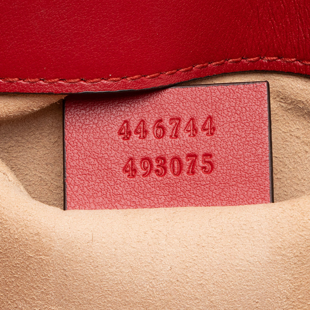 Gucci Matelasse Leather GG Marmont Small Flap Bag