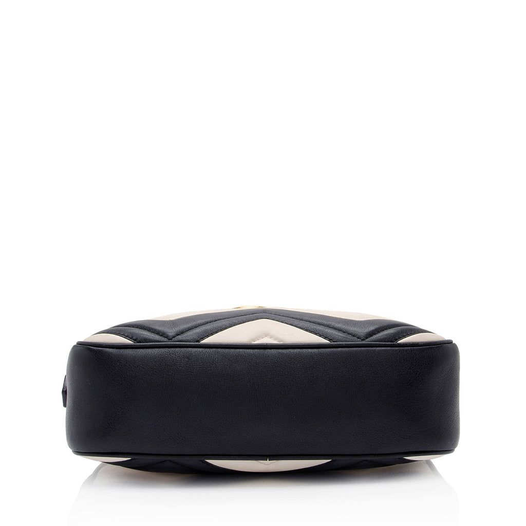 Gucci Matelasse Leather GG Marmont Small Shoulder Bag (SHF-cKg6iD)