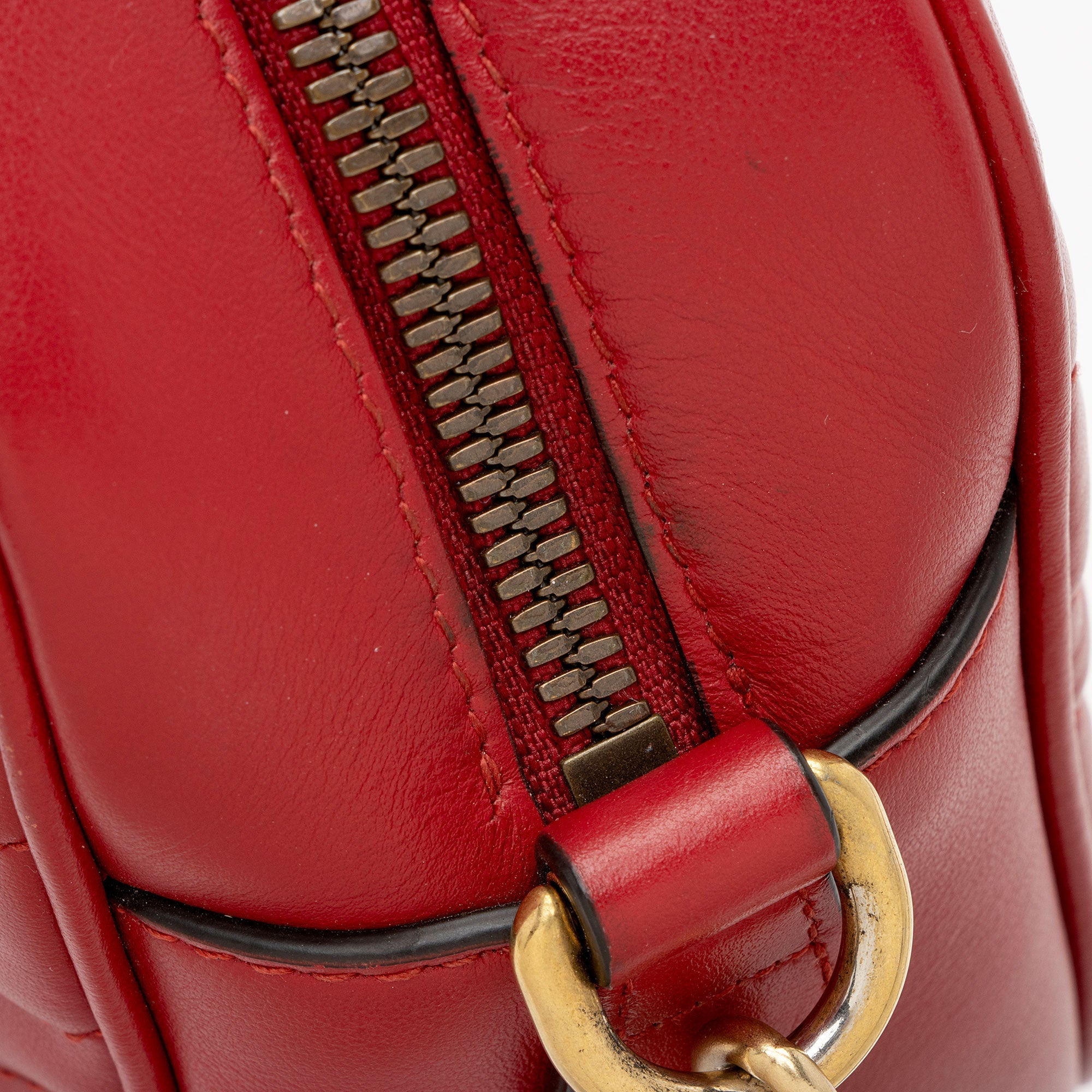 Gucci Matelasse Leather GG Marmont Small Camera Bag