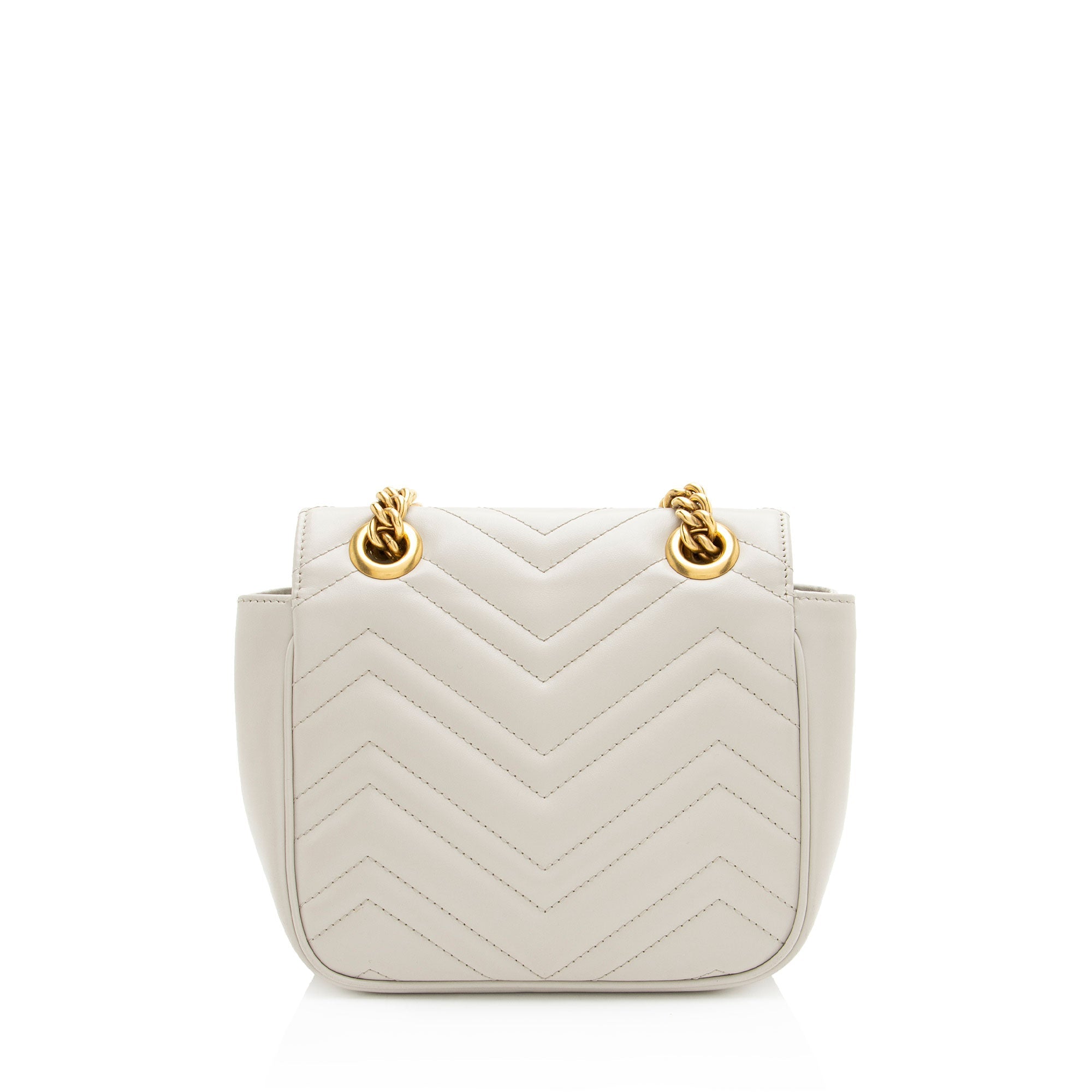 Gucci Matelasse Leather GG Marmont Square Mini Shoulder Bag