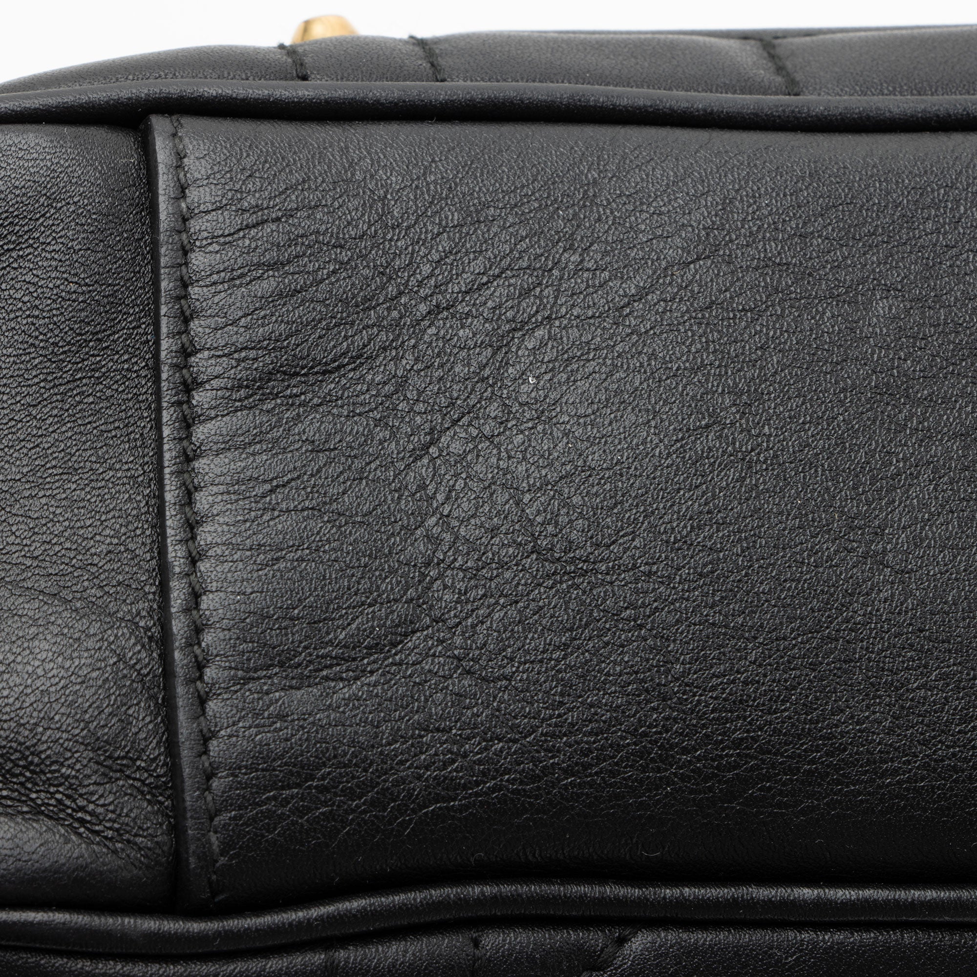 Gucci Matelasse Leather GG Marmont Studded Large Flap Bag