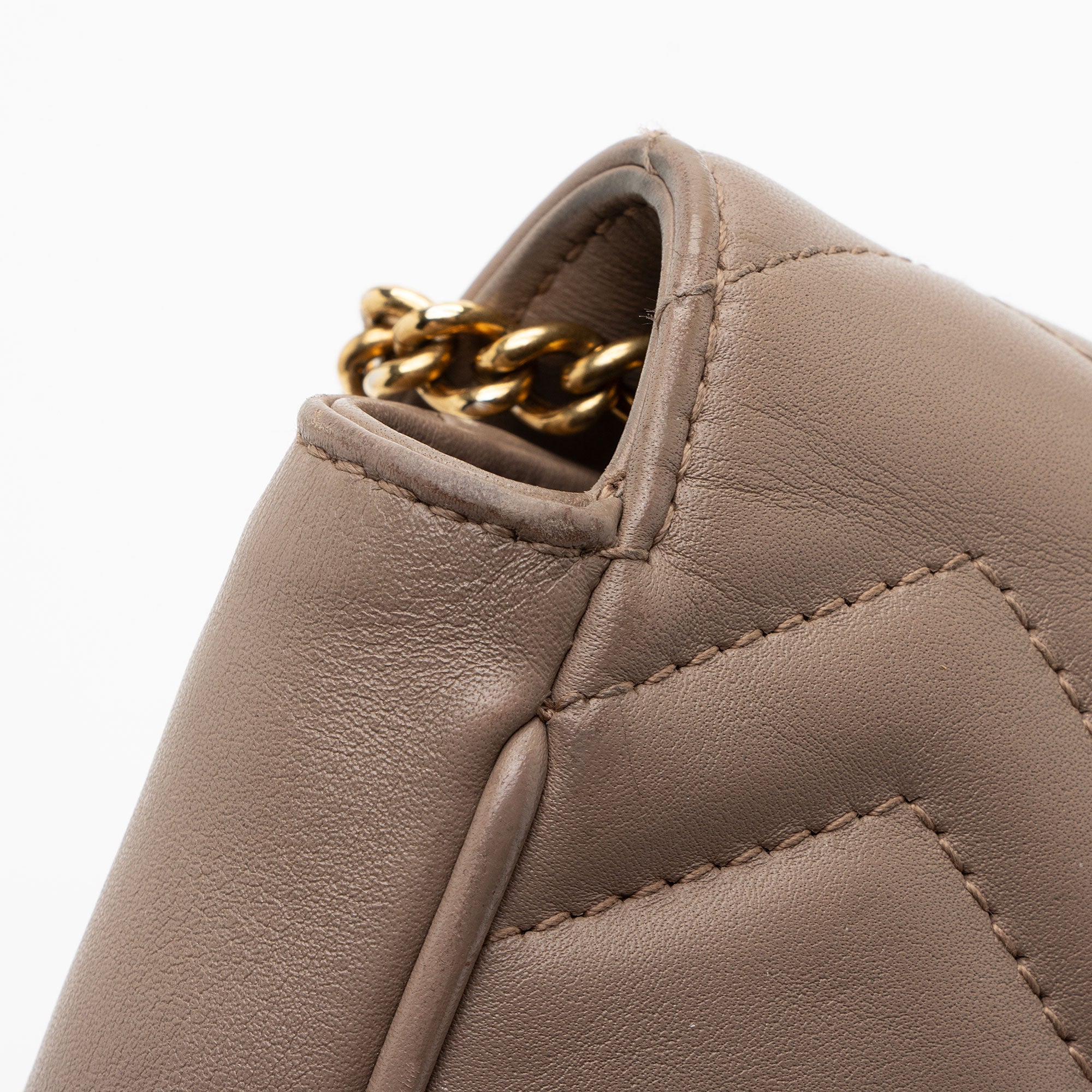 Gucci Matelasse Leather GG Marmont Mini Flap Bag