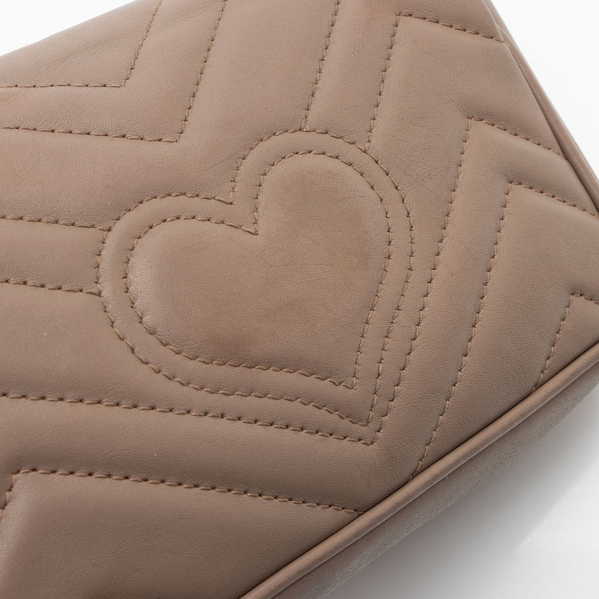 Gucci Matelasse Leather GG Marmont Mini Flap Bag