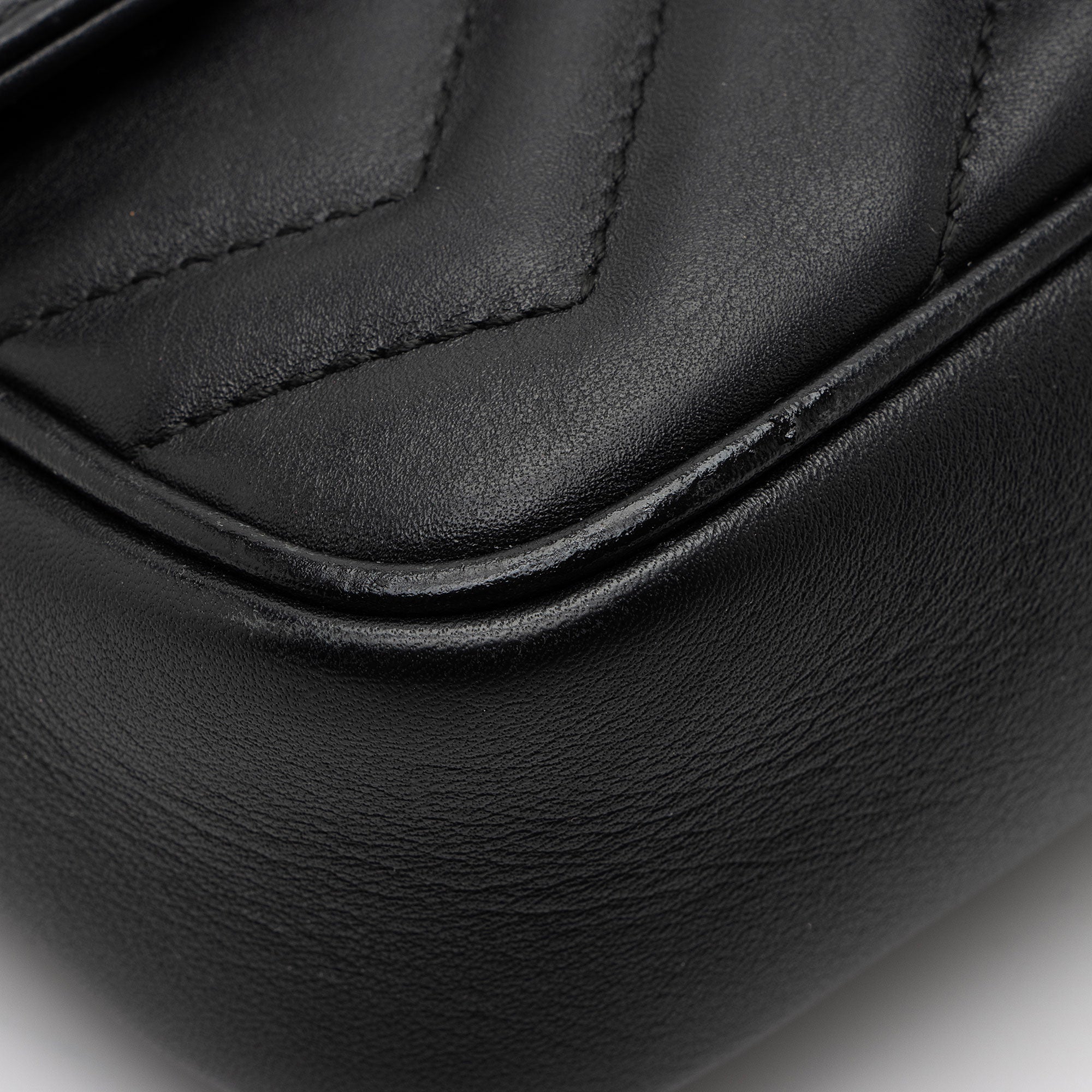 Gucci Matelasse Leather GG Marmont Mini Flap Bag