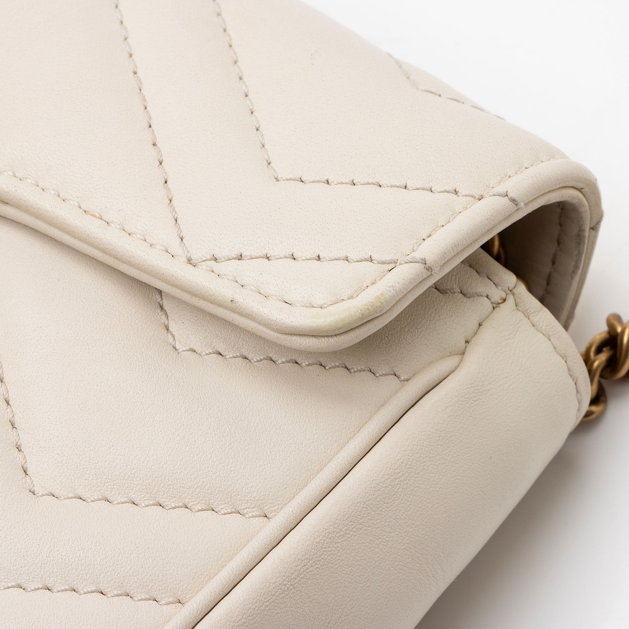 Gucci Matelasse Leather GG Marmont Mini Flap Bag