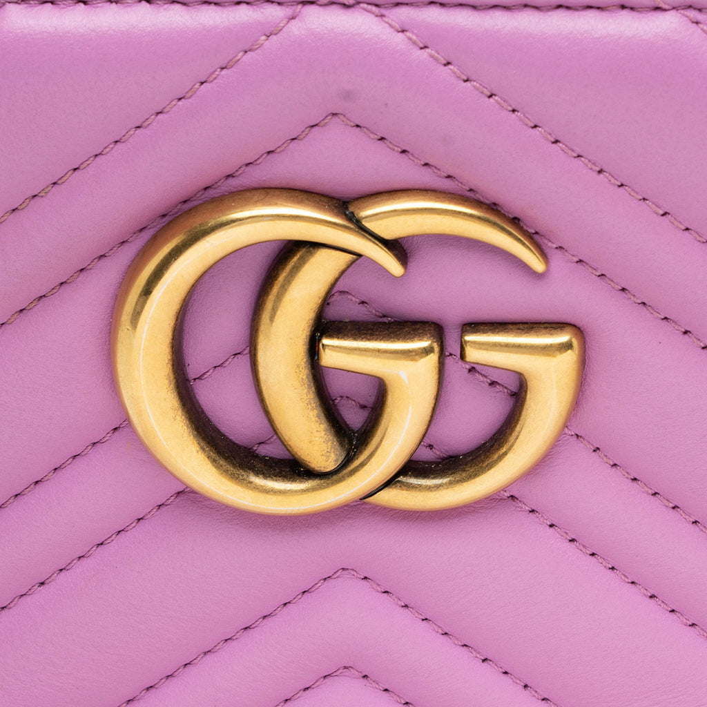 Gucci Matelasse Leather GG Marmont Top Handle Medium Satchel (SHF-sAnFMF)