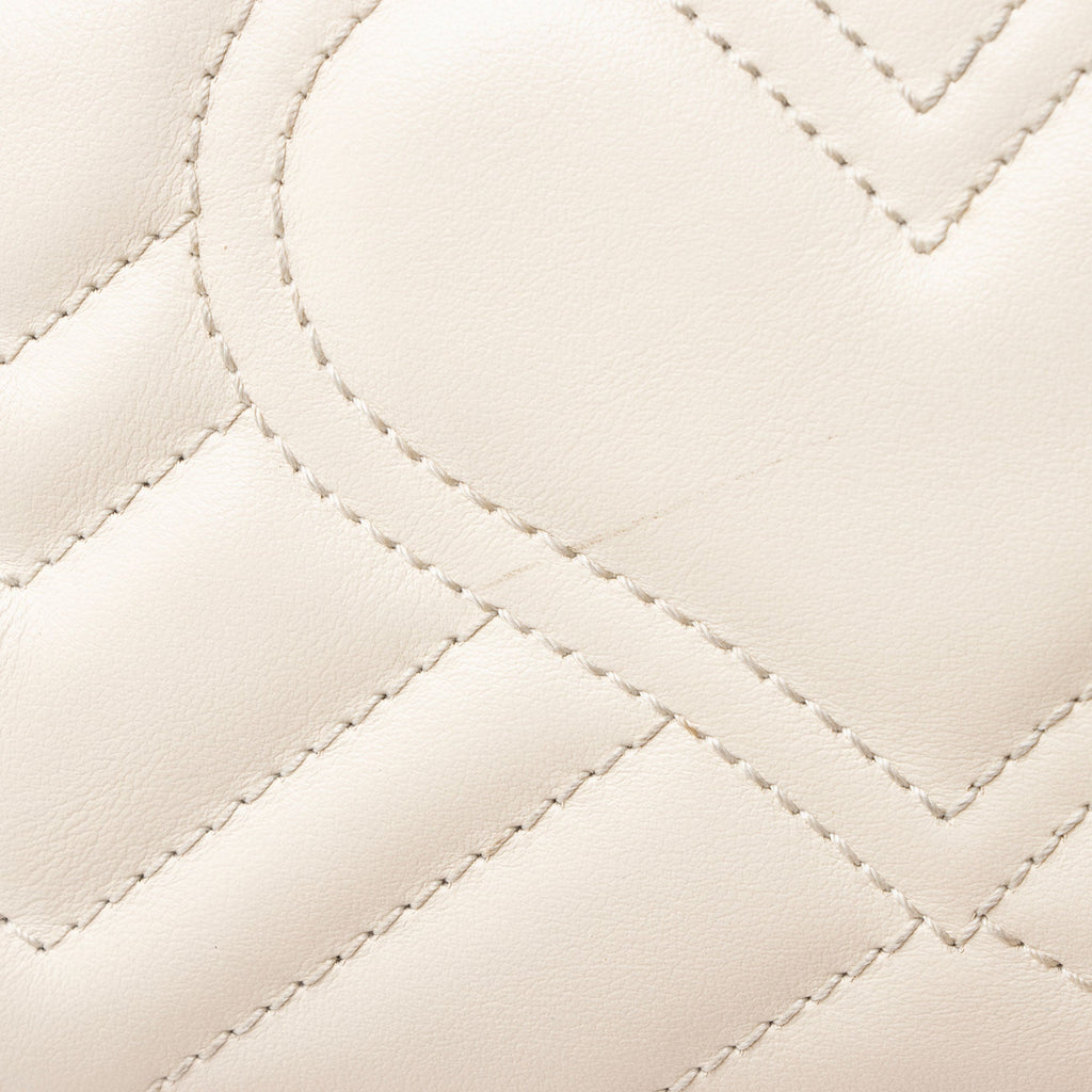 Gucci Matelasse Leather GG Marmont Triple Zip Mini Bag