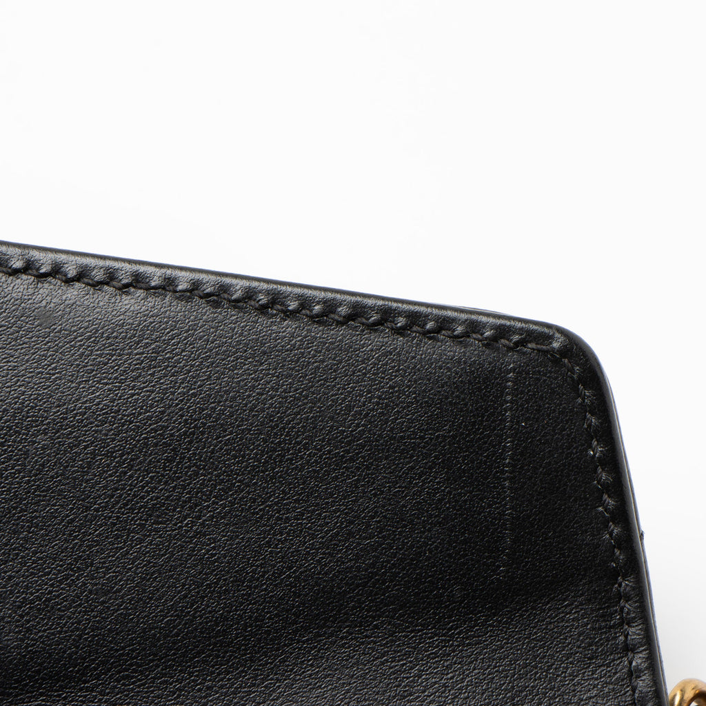 Gucci Matelasse Leather GG Marmont Wallet on Chain