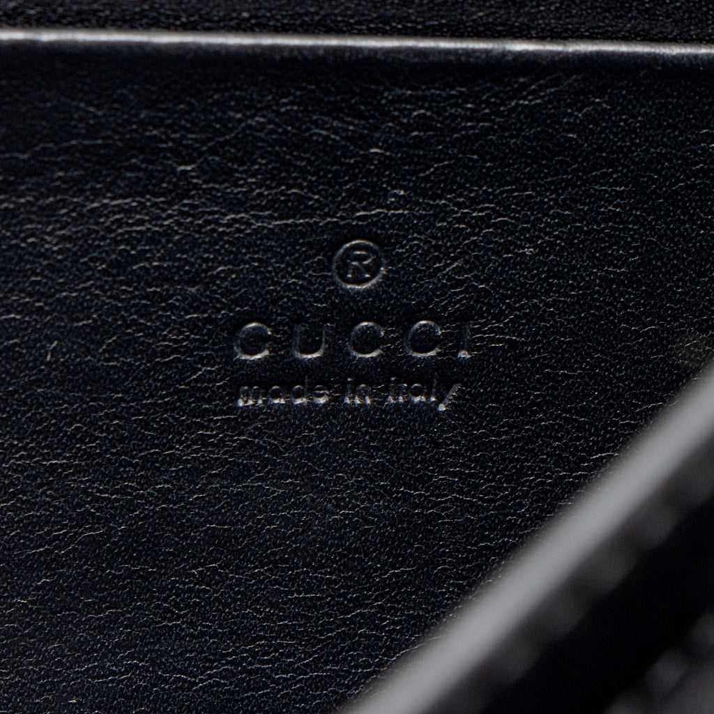Gucci Matelasse Leather GG Marmont Wallet on Chain