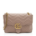 Gucci Matelasse Leather GG Marmont XL Flap Bag