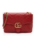 Gucci Matelasse Leather GG Marmont XL Flap Bag