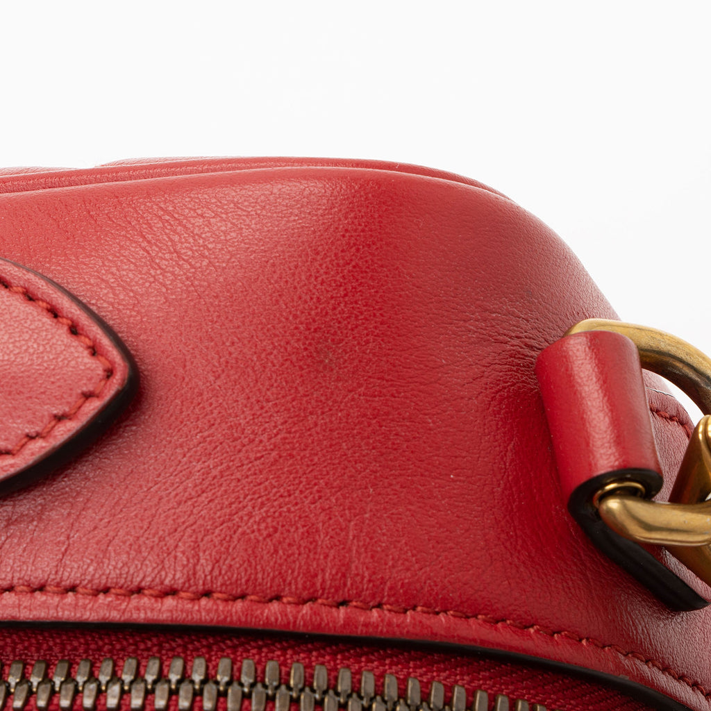 Gucci Matelasse Leather GG Marmont Zip Around Top Handle
