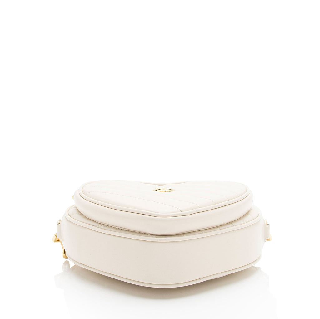 Gucci Matelasse Leather Interlocking G Heart Mini Shoulder Bag
